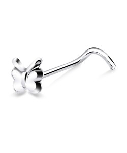 Butterfly Ocean Curved Nose Stud NSKB-883